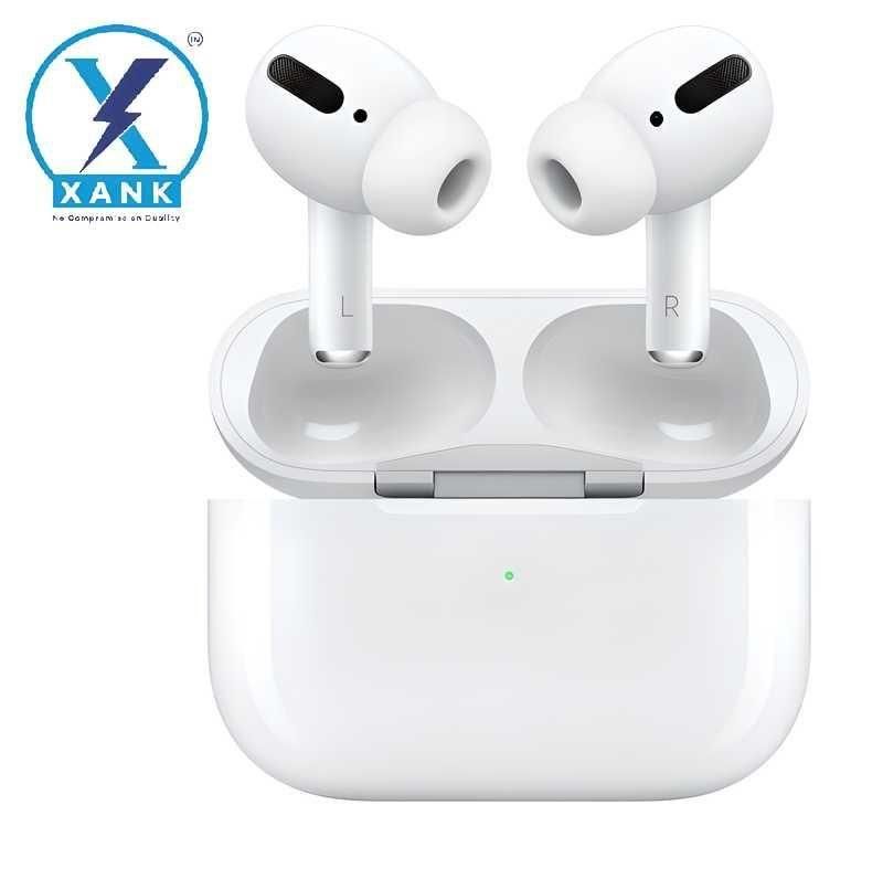 Air-pods Pro with Wireless Charging Case  Sensor Enabled Bluetooth Headset (White, True Wireless) (Xank)