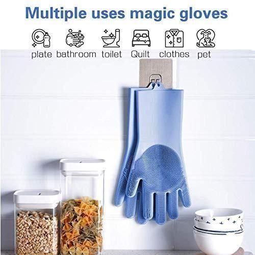 Magic Silicone Cleaning Gloves ( 1 Pair )