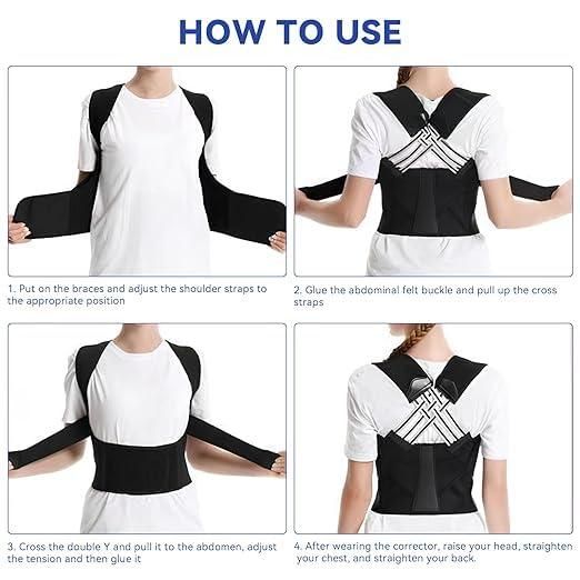 Adjustable Back Posture Corrector/ Slouching Relieve Pain Belt Women and Men